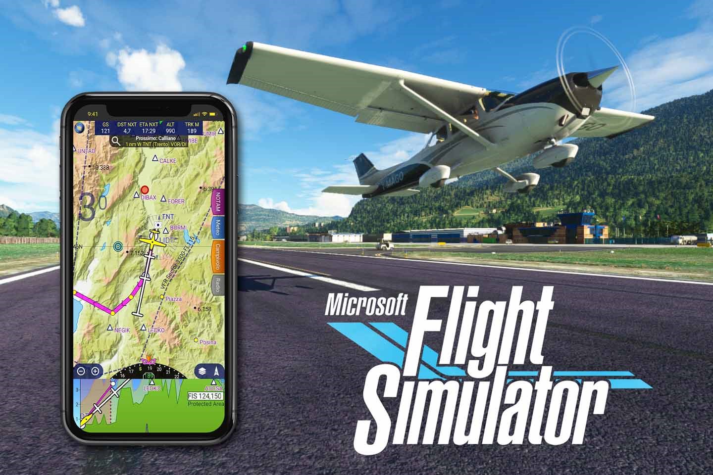 Come usare SkyDemon con Microsoft Flight Simulator 2020 o altri simulatori di volo