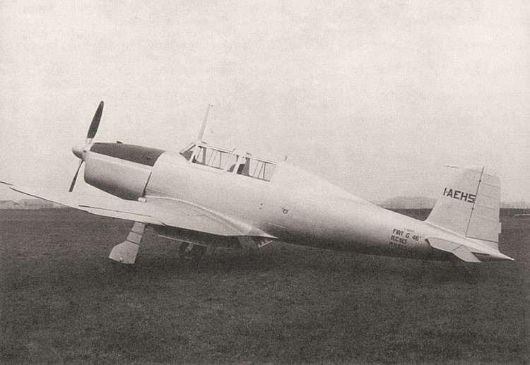 Il FIAT G.46 dell'Aero Club Brescia